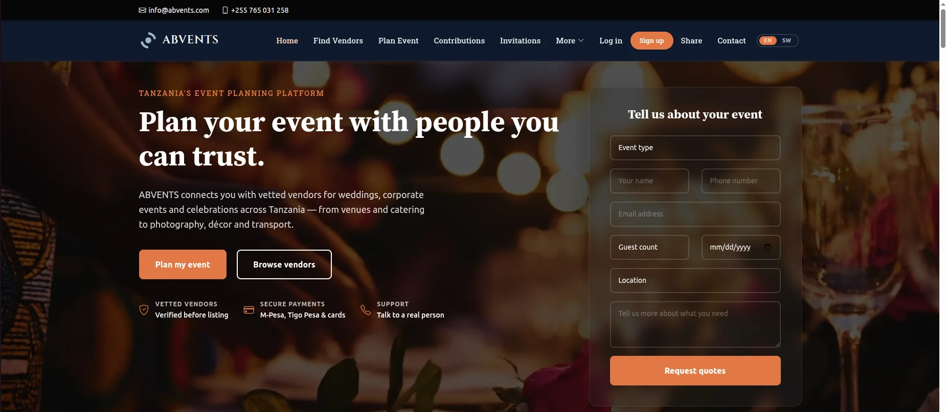 Abvents screenshot